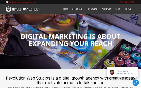 img of B2B Digital Marketing Agency - Revolution Web Studios